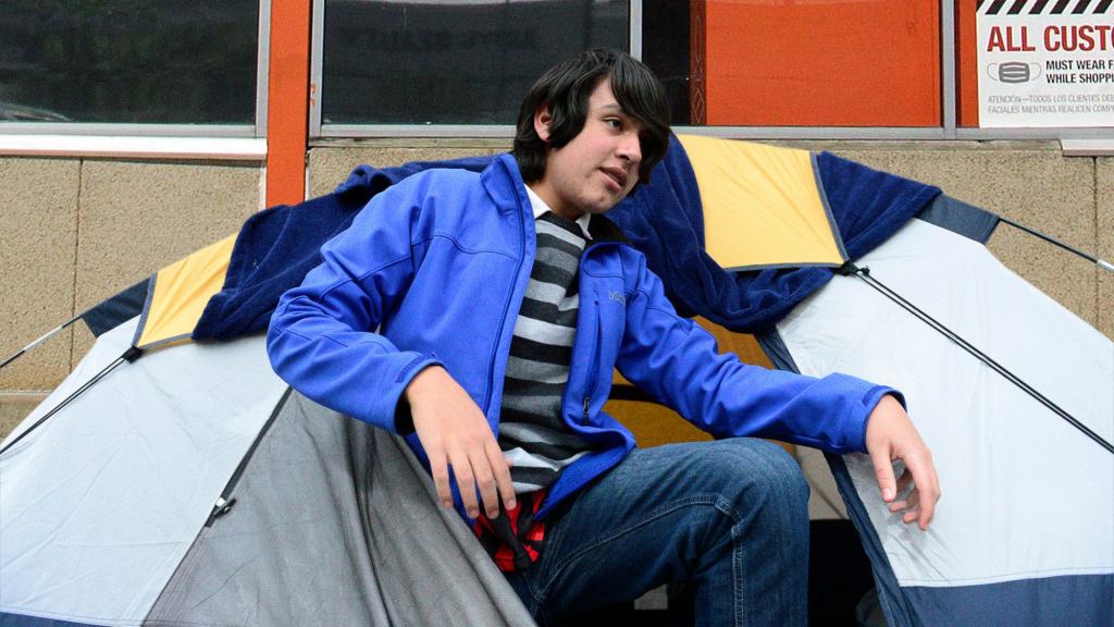 Gamer Camping Outside Home Depot On Off Chance They Start Stocking PS5s