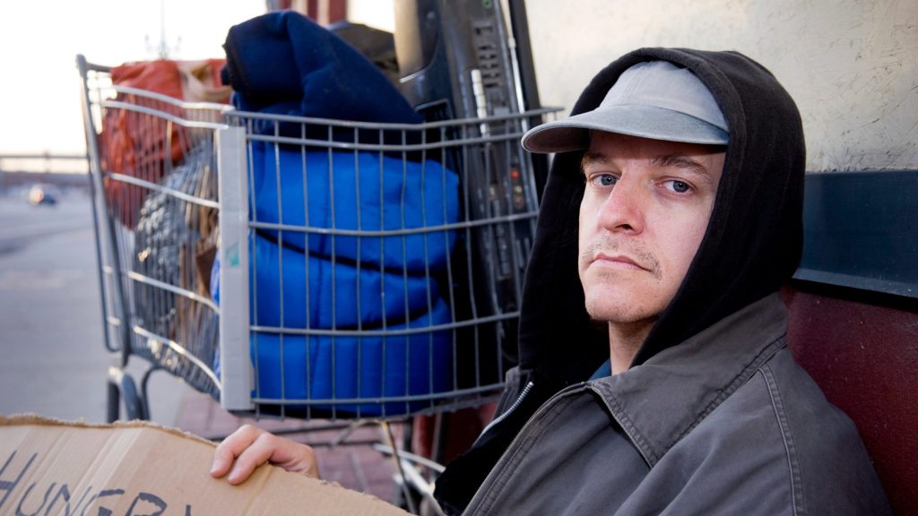 Panhandler Really Appreciates It When People Make A Big Show Out Of Patting All Their Pockets