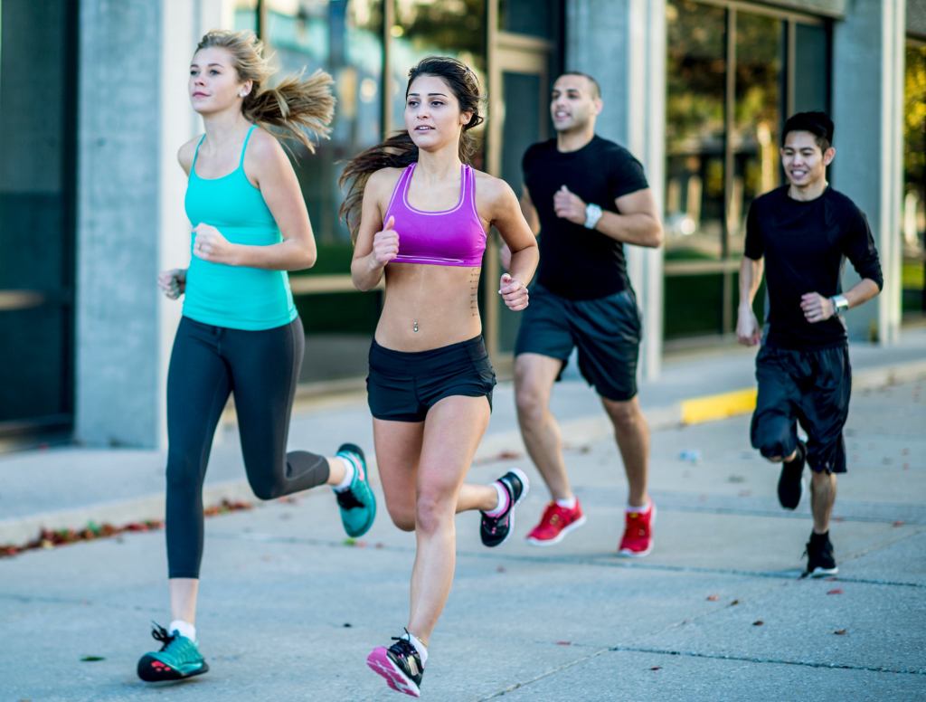 Herd Of Crossfitters Stampeding Down Sidewalk Like Startled Wild Boars