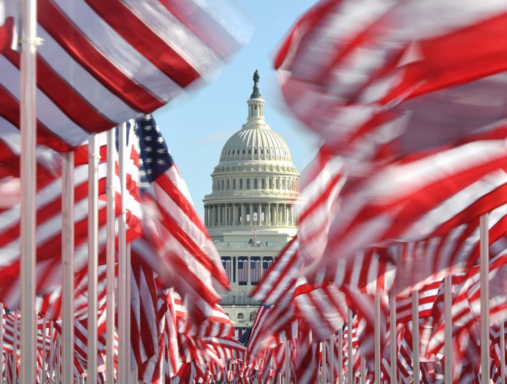 Bored Flags Already Filtering Out Of Inauguration Halfway Through Biden Speech