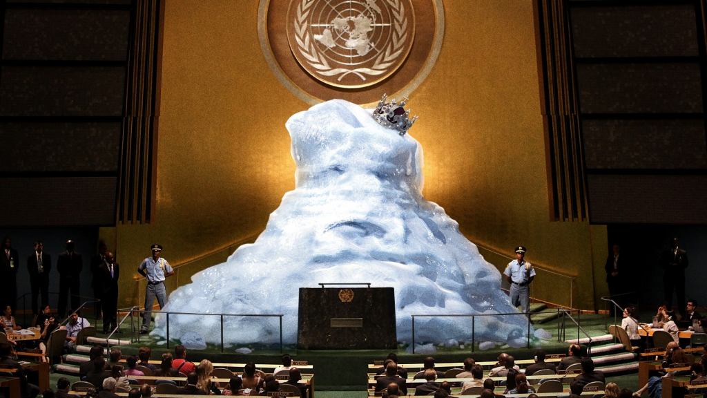 ‘We Must Act Now To Save Our Civilization,’ Says Melting King Of Glacieria During U.N. Address