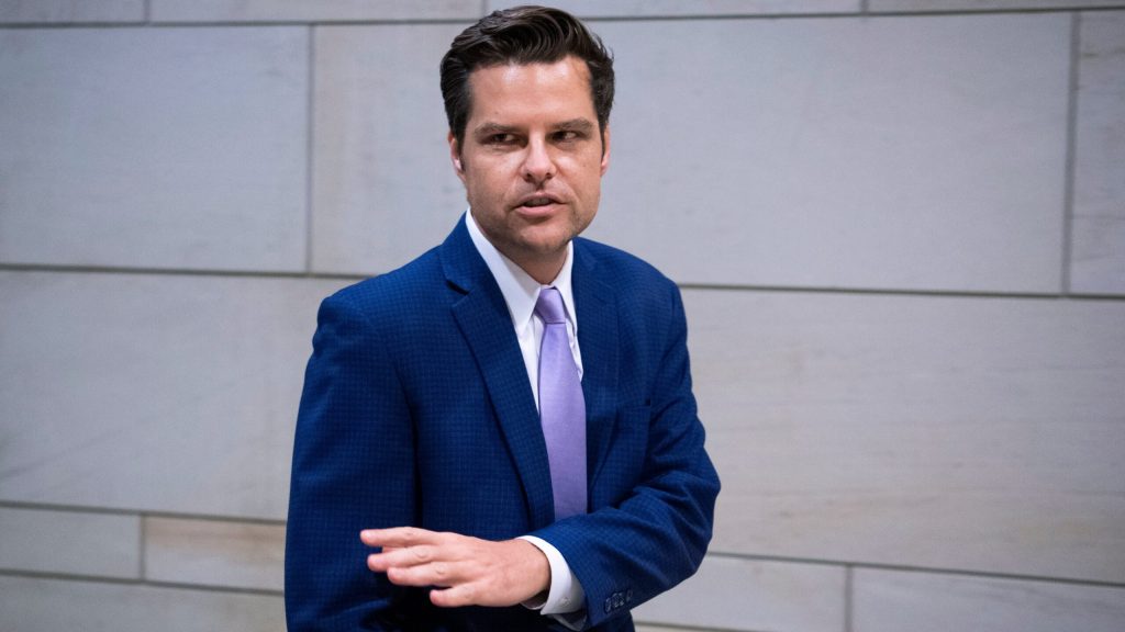 Matt Gaetz Claims Sex Trafficking Allegations Stem From Powerful Enemies In Ms. Bassman’s Geometry Class