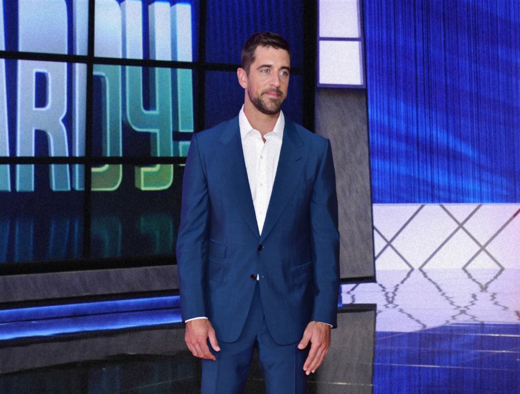 Aaron Rodgers Nods Along With Blank-Faced Stoicism As ‘Jeopardy!’ Contestants Talk About Their Loving Families