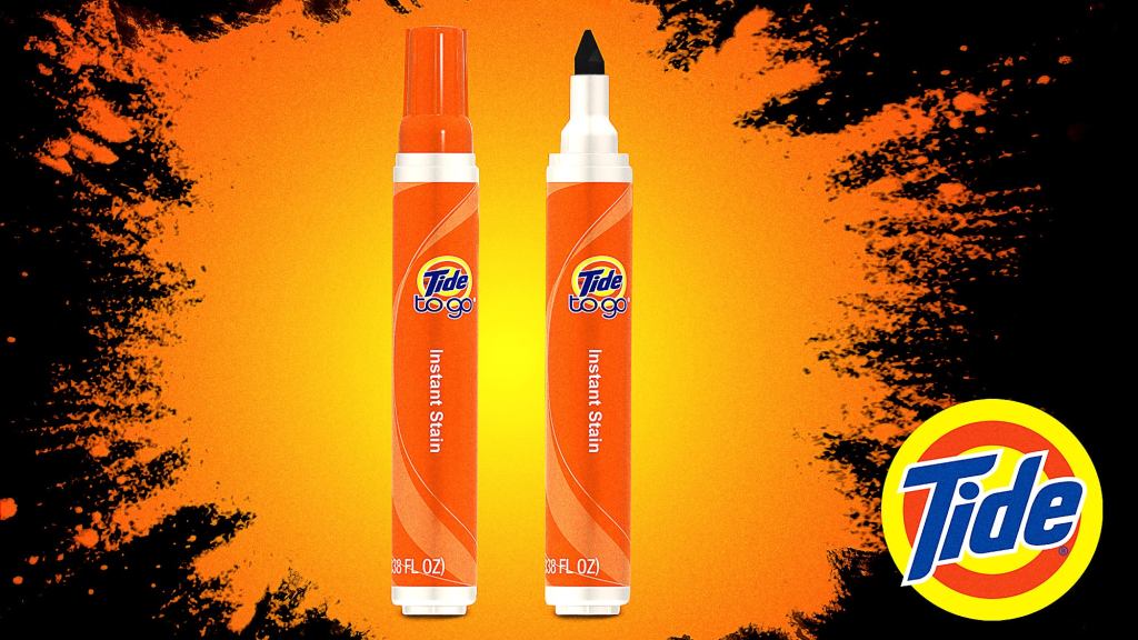 Tide Introduces New Ink Pen For Creating Stains On The Go