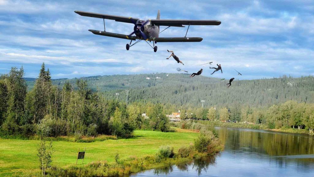 Wildlife Officials Restock Lake By Dropping Thousands Of Fishermen From Plane