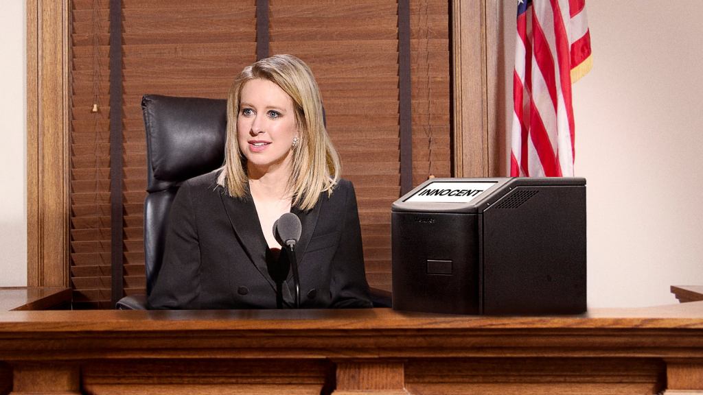 Elizabeth Holmes Arrives To Trial With Prototype For Black Box That Will Prove Her Innocence