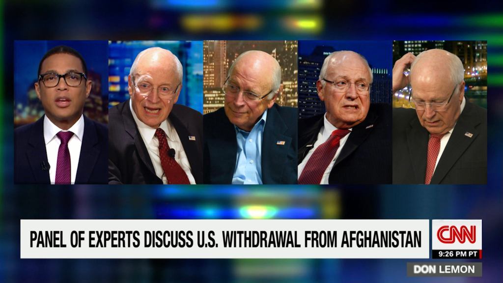 ‘Let’s Take It To Our Afghanistan Experts,’ Says Anchor Throwing To Panel Of Dick Cheneys