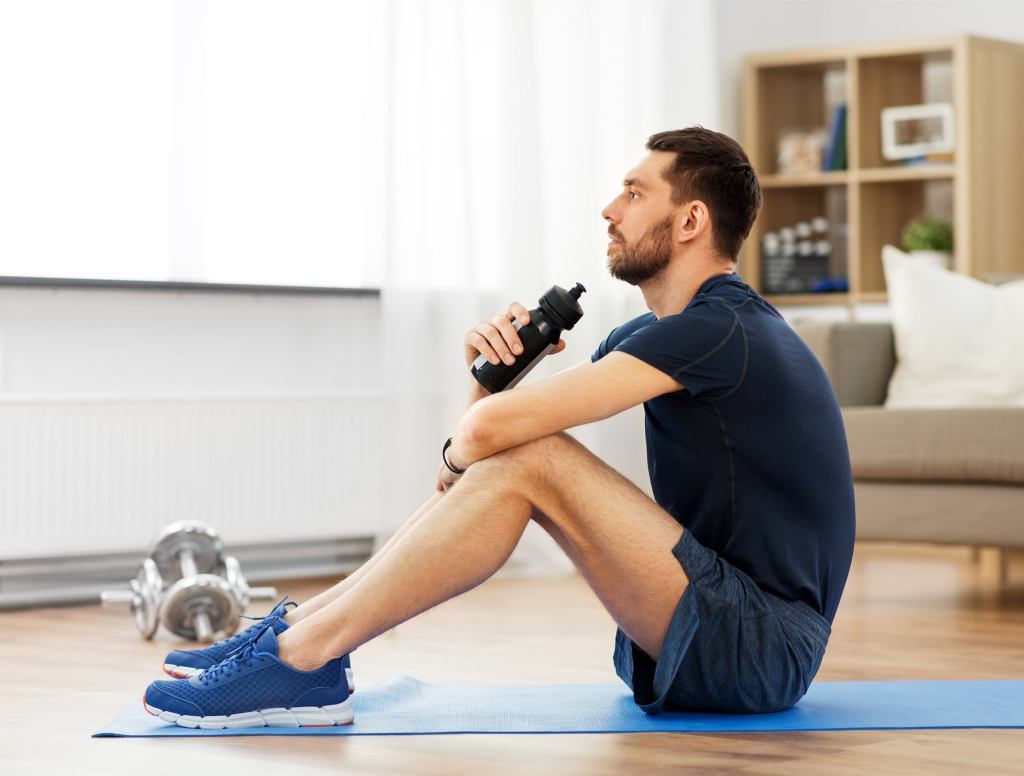 Hard Part Of Workout Video Used As Water Break