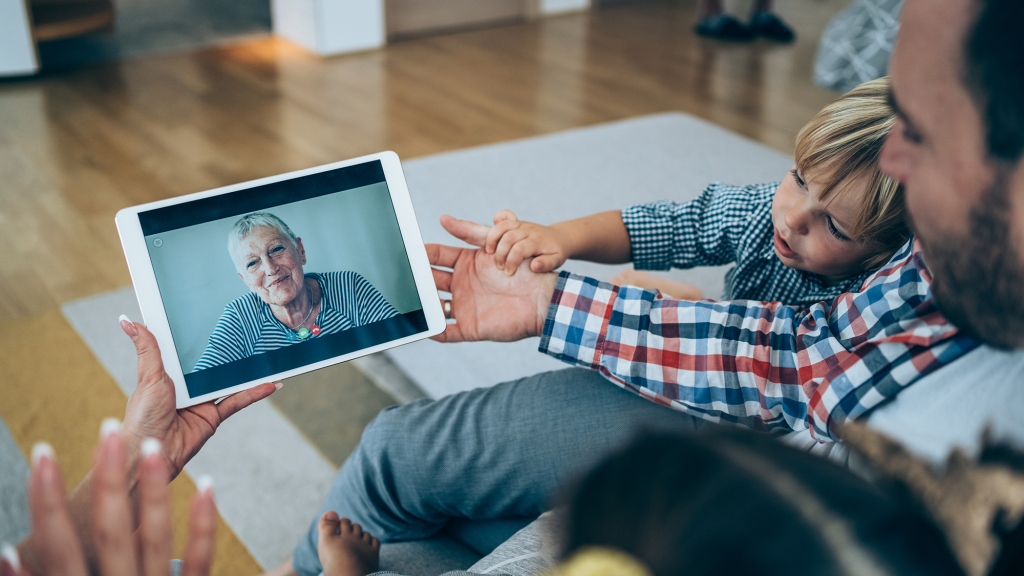 Family Spoils Grandma With 5-Minute Video Chat