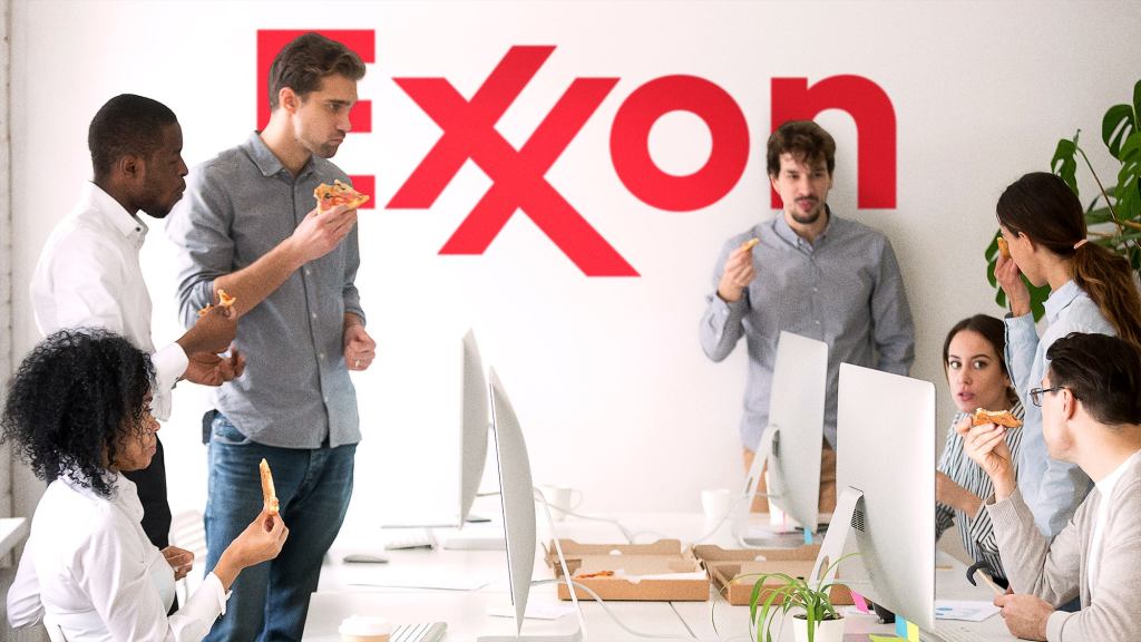 Exxon Staff Wins Company-Wide Pizza Party After Greenhouse Gas Levels Hit New High