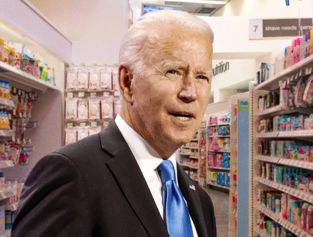 ‘Can You Check The Back For 500 Million More Of These Covid Test Kits,’ Says Biden Picking Up Few Things From CVS