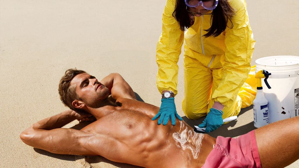 Volunteers Rush To Clean Up Glistening Hunks After Massive Baby Oil Spill