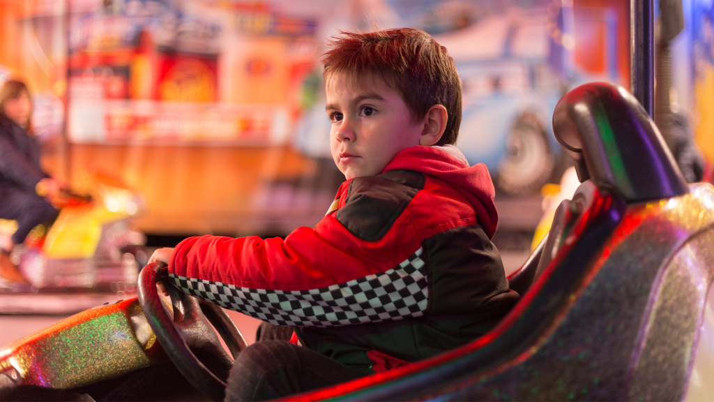 Enlightened Child Realizes Chasing Vendetta No Way To Spend Entire Bumper Car Ride