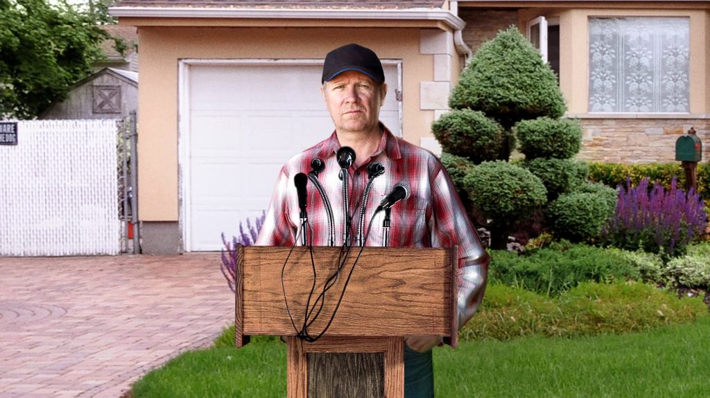 Dad Delivers Annual State Of The Lawn Address