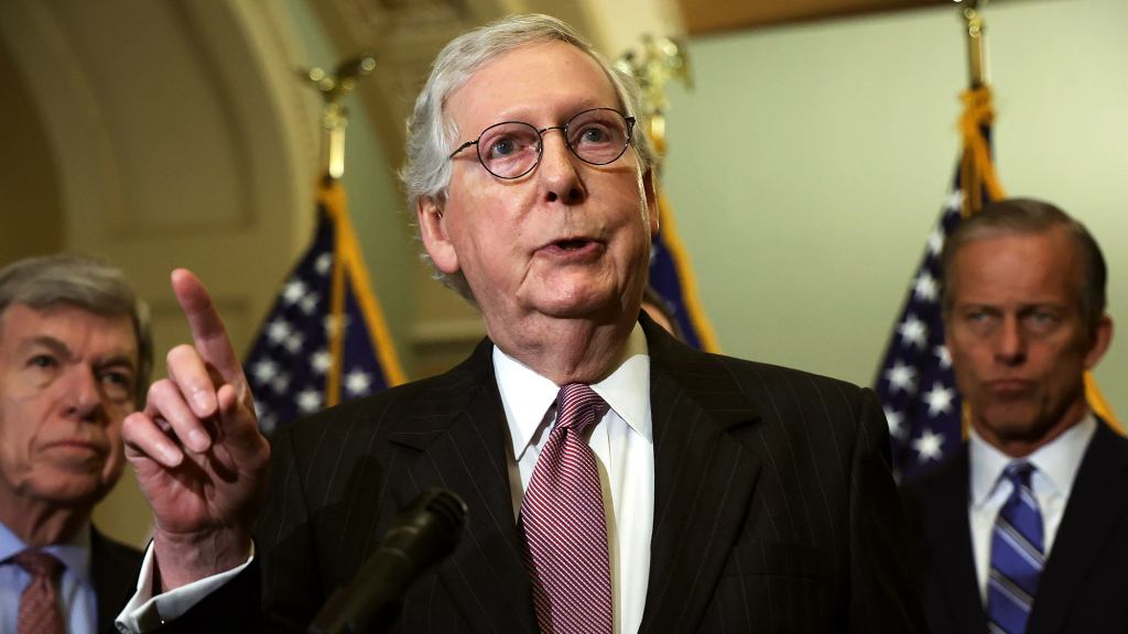 Mitch McConnell: ‘Get Your Crying Done Now Because We’re Not Passing Shit’