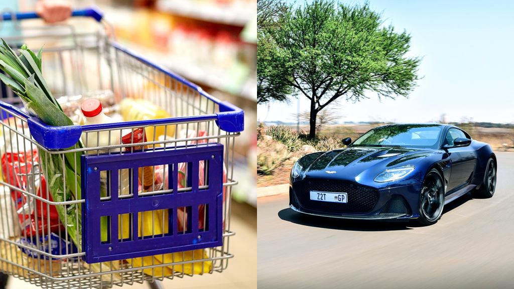 Study: Inflation Forcing More Americans To Choose Between Buying Groceries, Aston Martin DBS