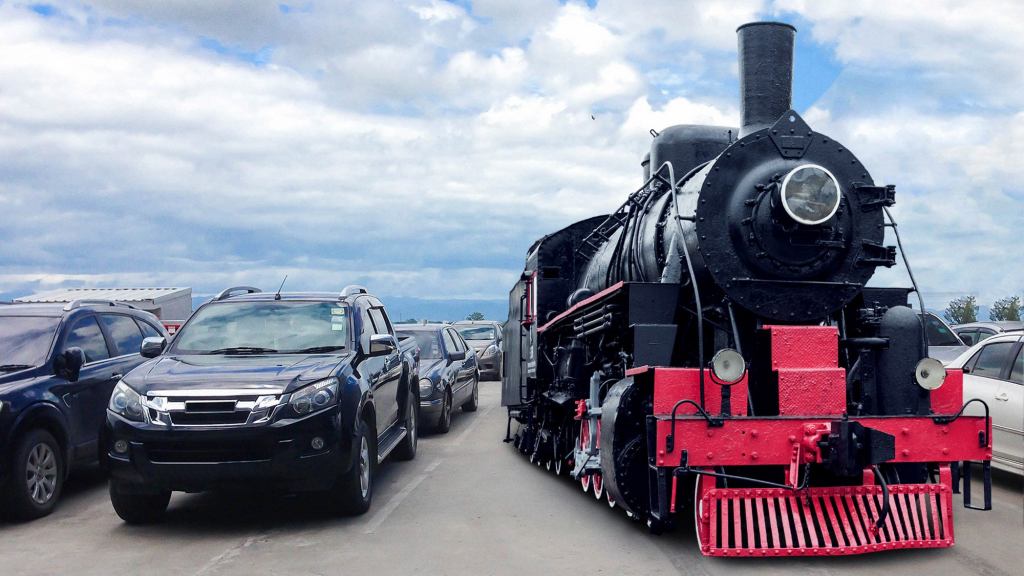 Pete Buttigieg’s Locomotive Always Taking Up 2 Whole Parking Spots