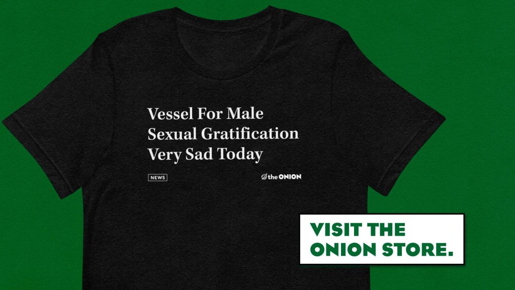 Vessel For Male Sexual Gratification Very Sad Today