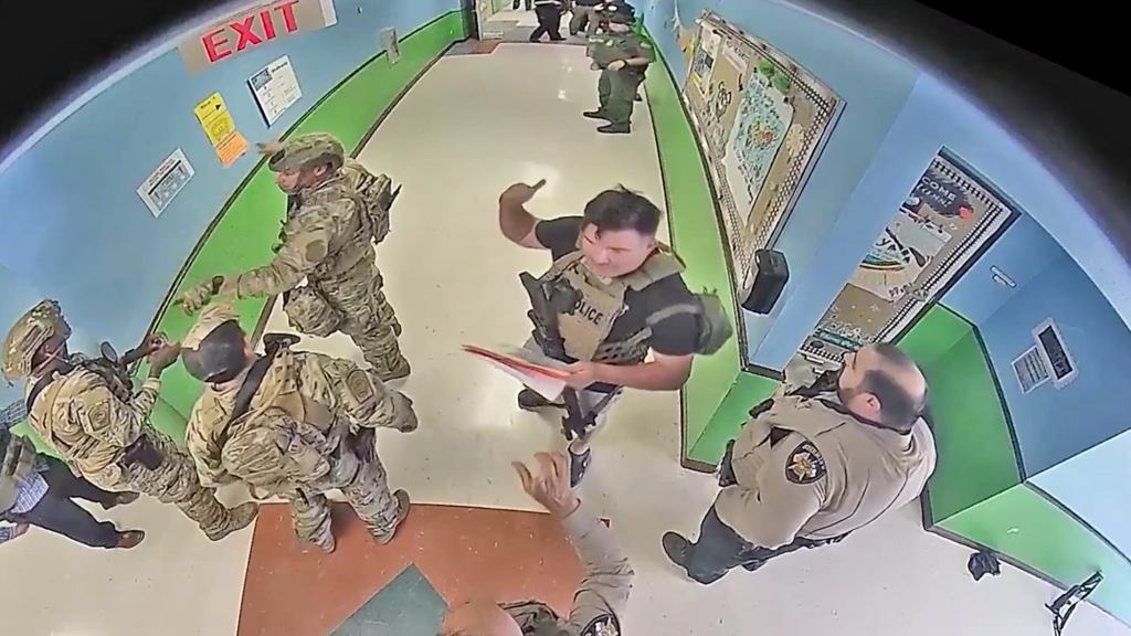 Newly Released Footage Of Uvalde Shooting Altered To Remove Police Laughter