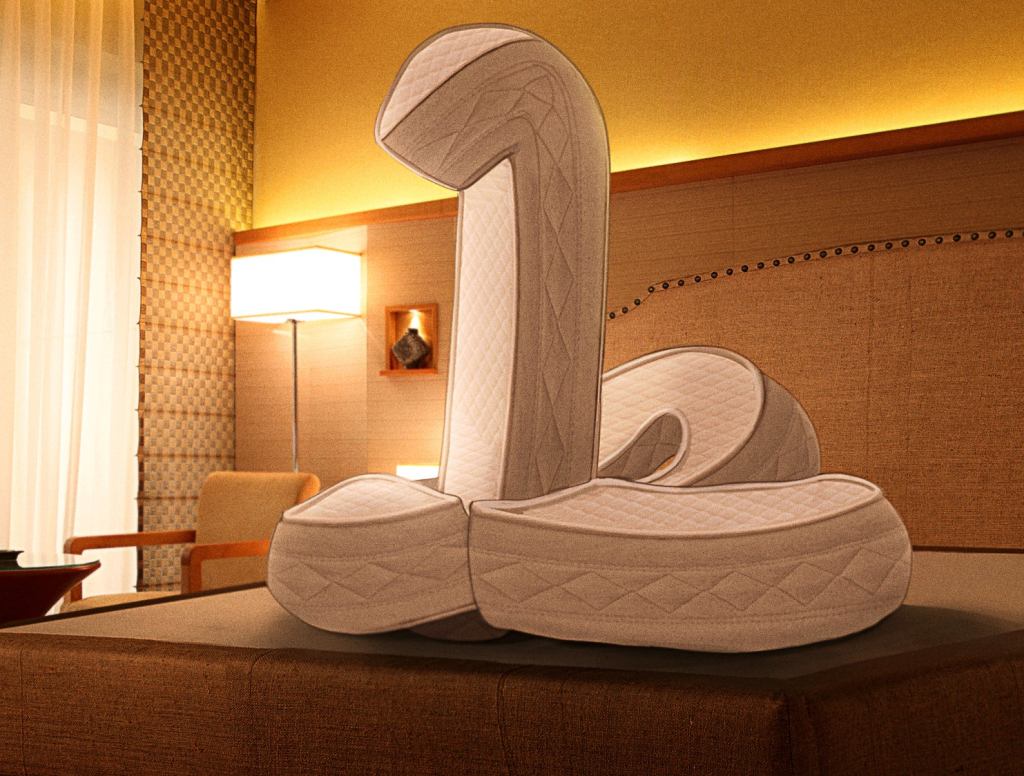 Luxury Hotel Maid Folds Mattress Into Swan