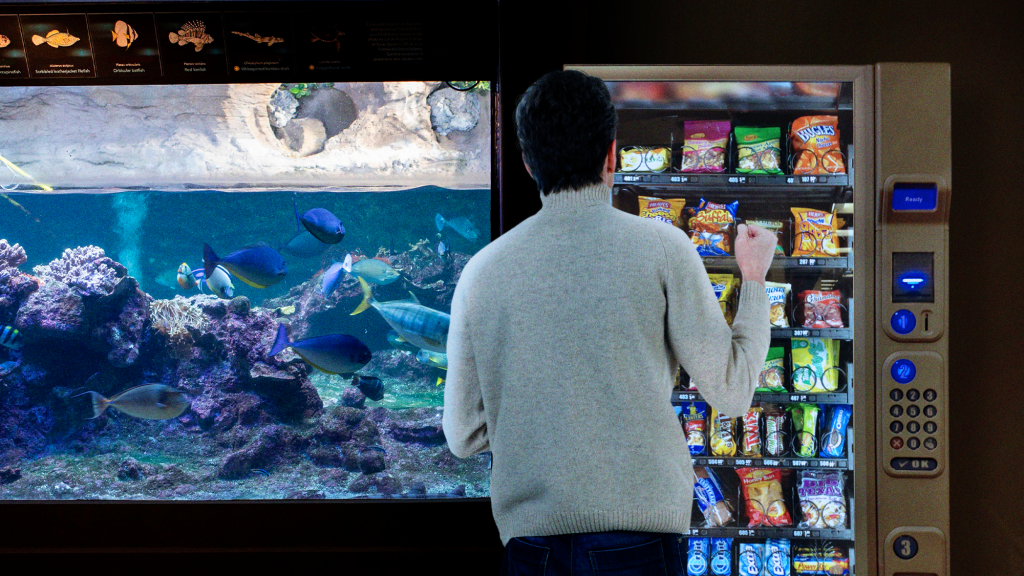 Exasperated Aquarium Staff Demand Visitors Stop Tapping On, Yelling At Vending Machines