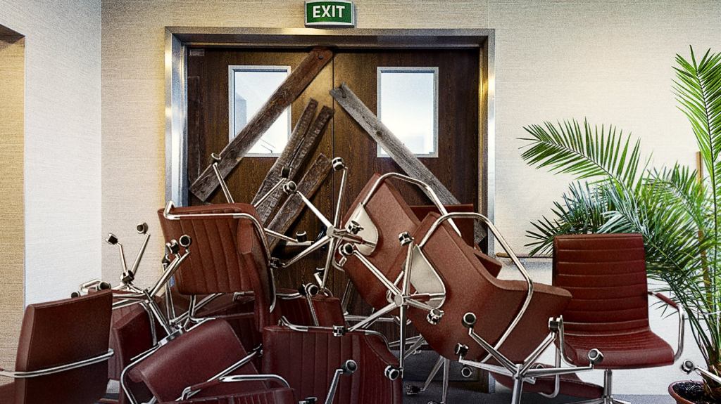 Company Achieves 100% Retention Rate By Barricading Employees In Office