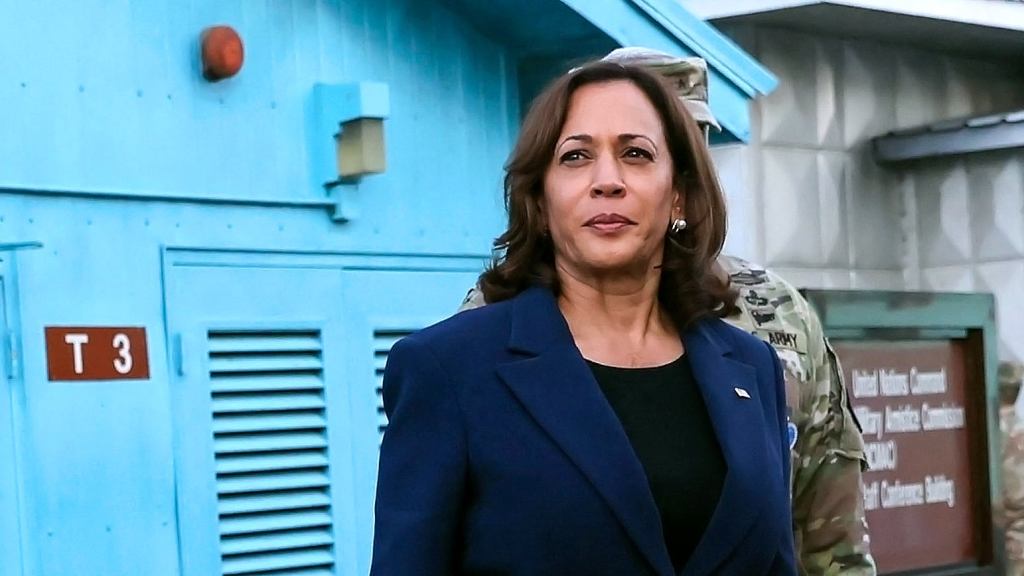 Kamala Harris Briefly Ponders Stepping Across DMZ To Whatever Fate Awaits Her