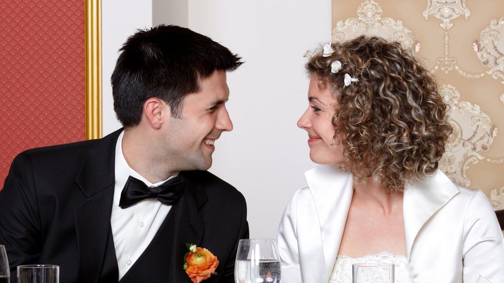 Wedding Couple Grateful To Be Surrounded By Loved Ones Quietly Criticizing Everything About Event