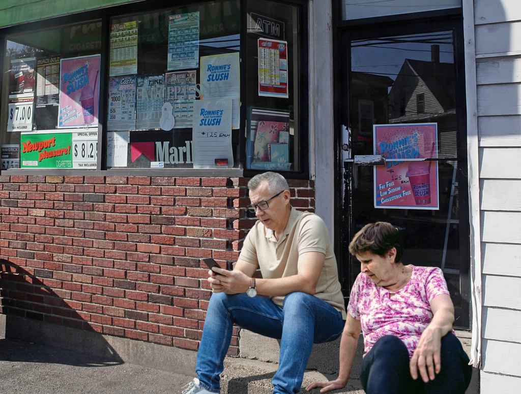 Convenience Store Stoop Provides Rest For Weary Seniors Traveling To Far End Of Block