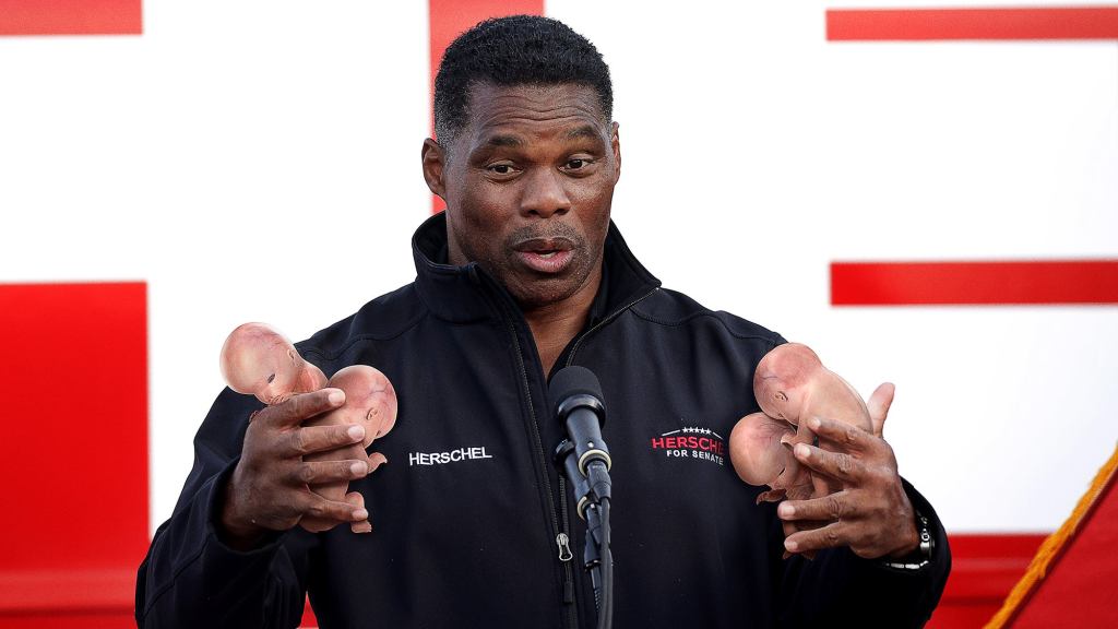 Herschel Walker Scrambles To Collect Dozens Of Fetuses That Fell Out Of Pants Pocket