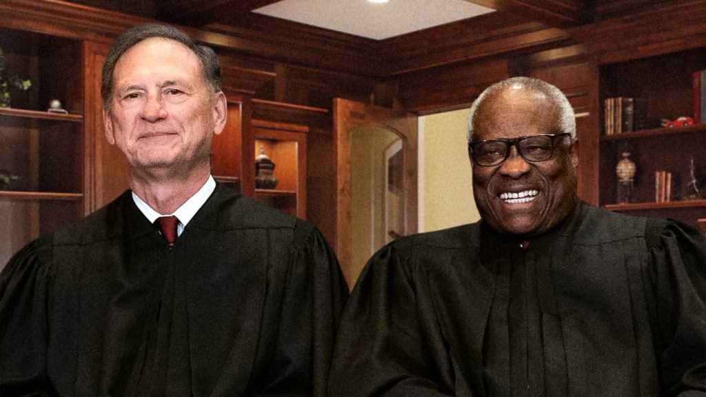 Alito, Thomas Share Laugh After Discovering They Both Leaked Dobbs Decision