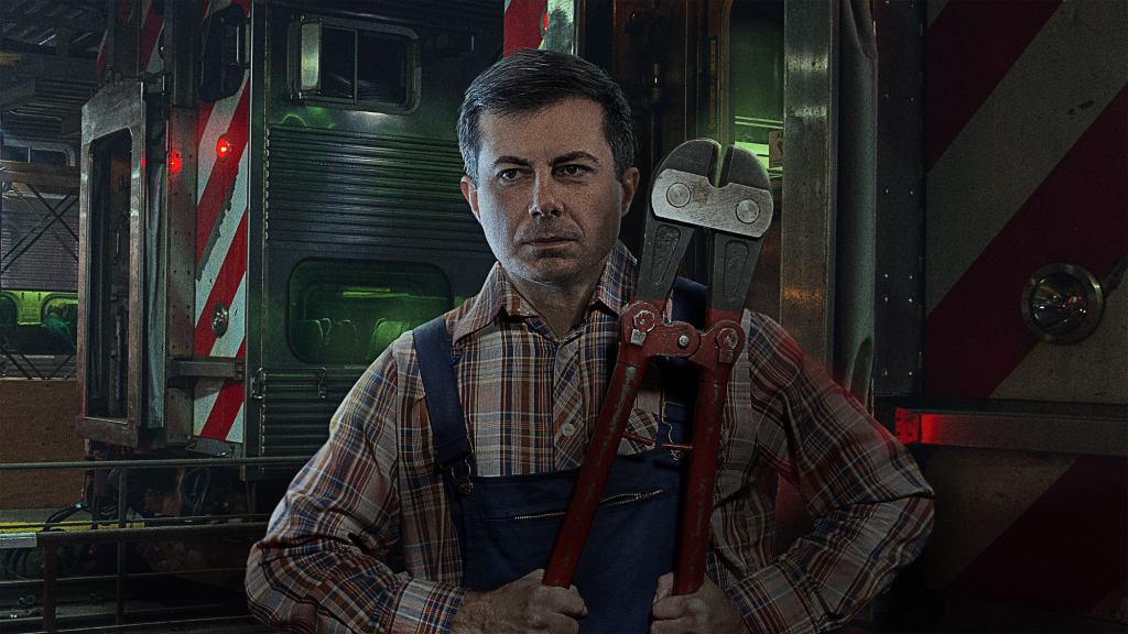 Compassionate Pete Buttigieg Cuts Train’s Brake Lines So It Can Run Free