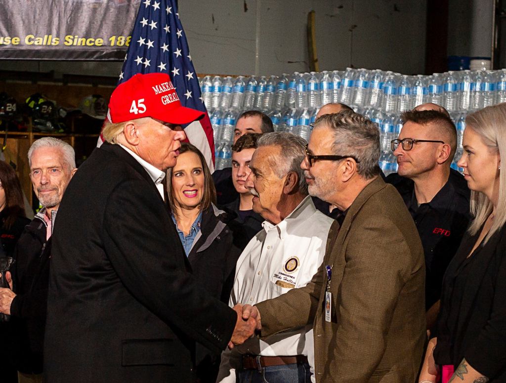 ‘That’ll Be $3,’ Says Trump After Handing Water Bottle To Sick Ohio Resident