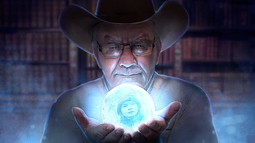 Cackling Oil Executive Watches Through Crystal Orb As Greta Thunberg Gets Lost In Nordic Forest