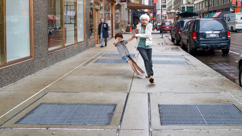 Janet Yellen Shoves Child Out Of Way To Get At Quarter On Sidewalk