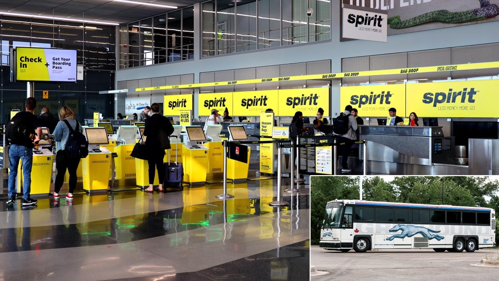 Spirit Airlines Begins Offering $45 Directions To Nearest Greyhound Bus Station