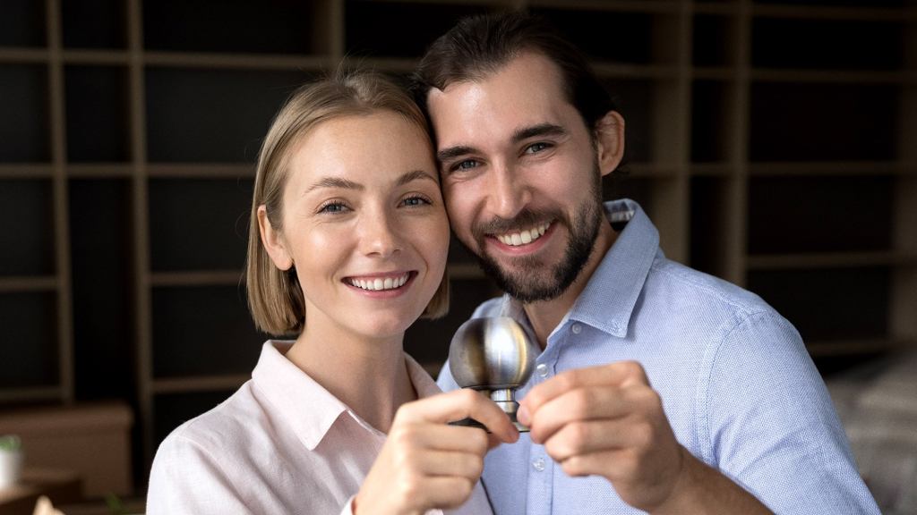 First-Time Homebuyers Purchase Nice Starter Doorknob