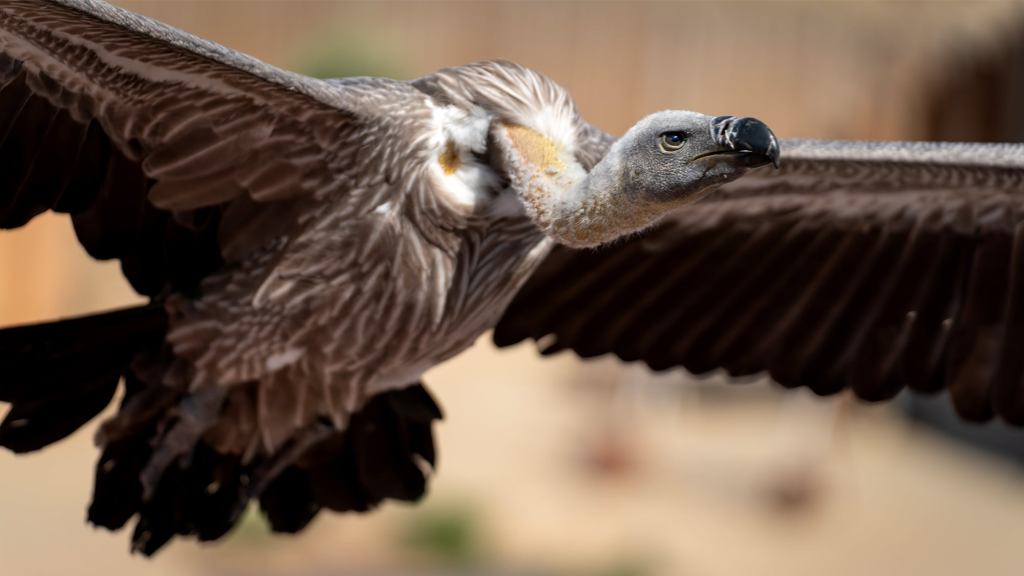 Vulture Trying To Figure Out Good Way To Circle Without Being Rude