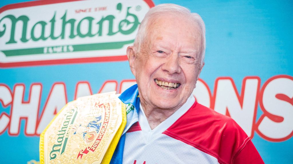 Jimmy Carter Wins 2023 Nathan’s Hot Dog Eating Contest