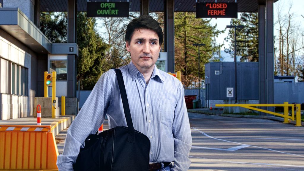 Justin Trudeau Shows Up At U.S. Border With Duffel Bag