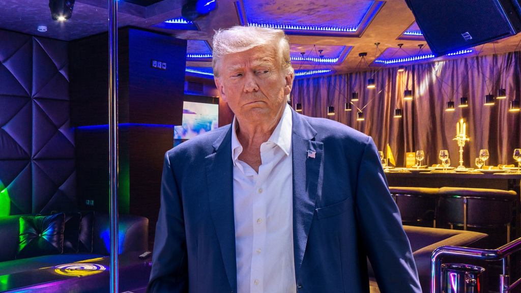 Trump Turns Self In To Atlanta Strip Club