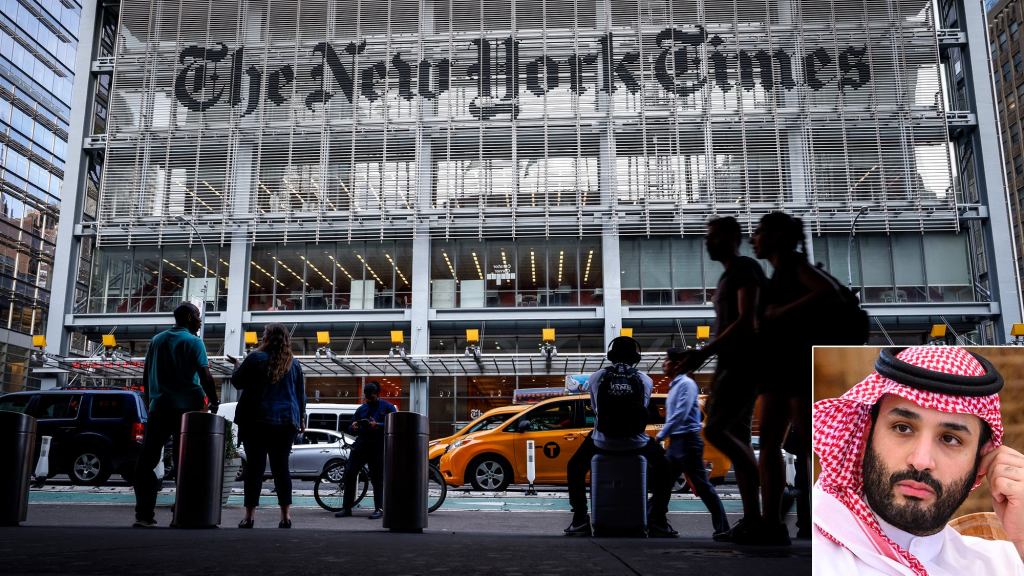 ‘New York Times’ Fails To Disclose That Every Editor Dating Mohammed Bin Salman