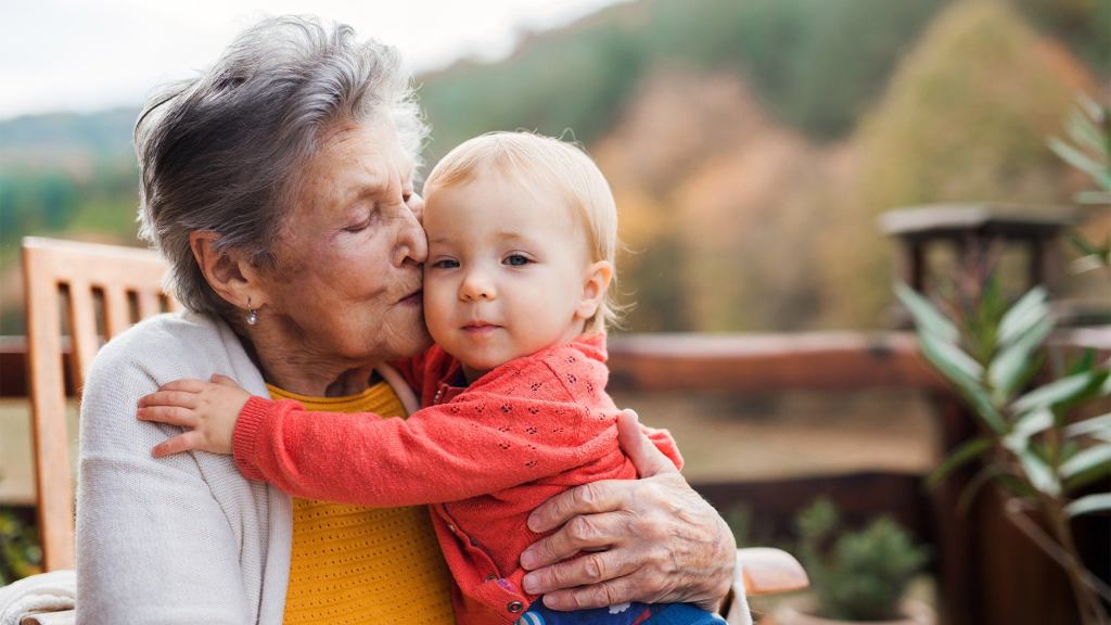 Naïve Toddler Getting Awfully Attached To 90-Year-Old Grandmother