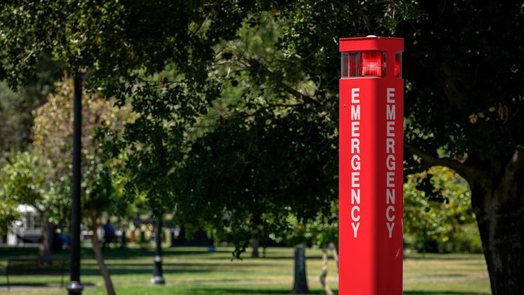 University Installs Red-Light Phones For Conservative Students Being Assaulted By Progressive Beliefs