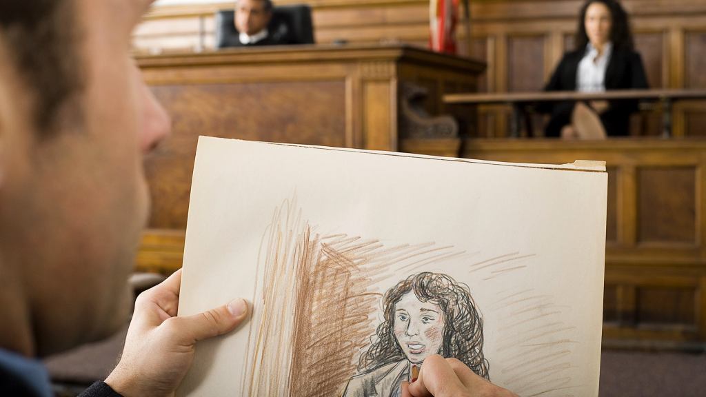 Courtroom Artist Hopes Next Defendant A Bowl Of Fruit