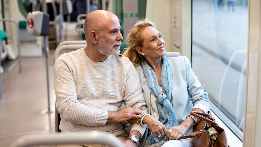 Rude Train Passenger Taking Up Extra Seat With Husband That Could Easily Fit On Lap