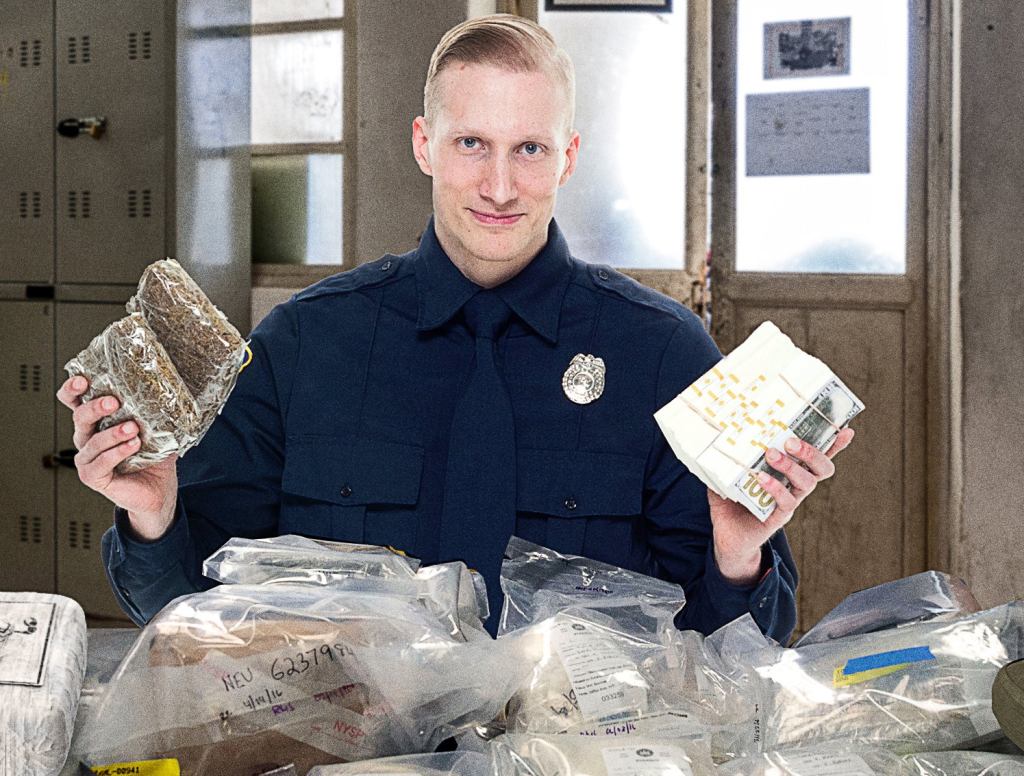 Police Proudly Take Photo With Evidence That They Plan On Planting During Raid