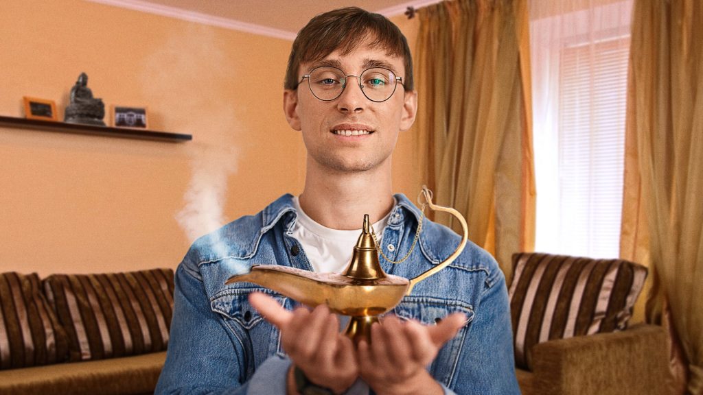 Progressive Man Careful Not To Assume Someone A Genie Just Because They Floated Out Of Golden Lamp