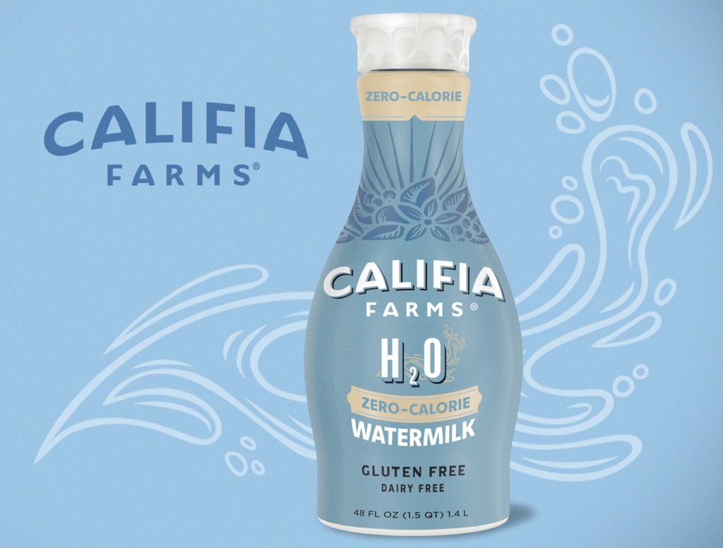 Califia Introduces New Zero-Calorie H2O Milk Made From Blended Water