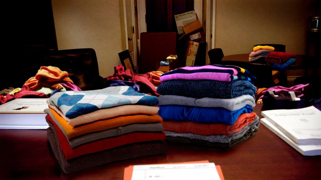 Custodian Warns It May Take Months To Remove Cashmere Sweaters From George Santos’ Office